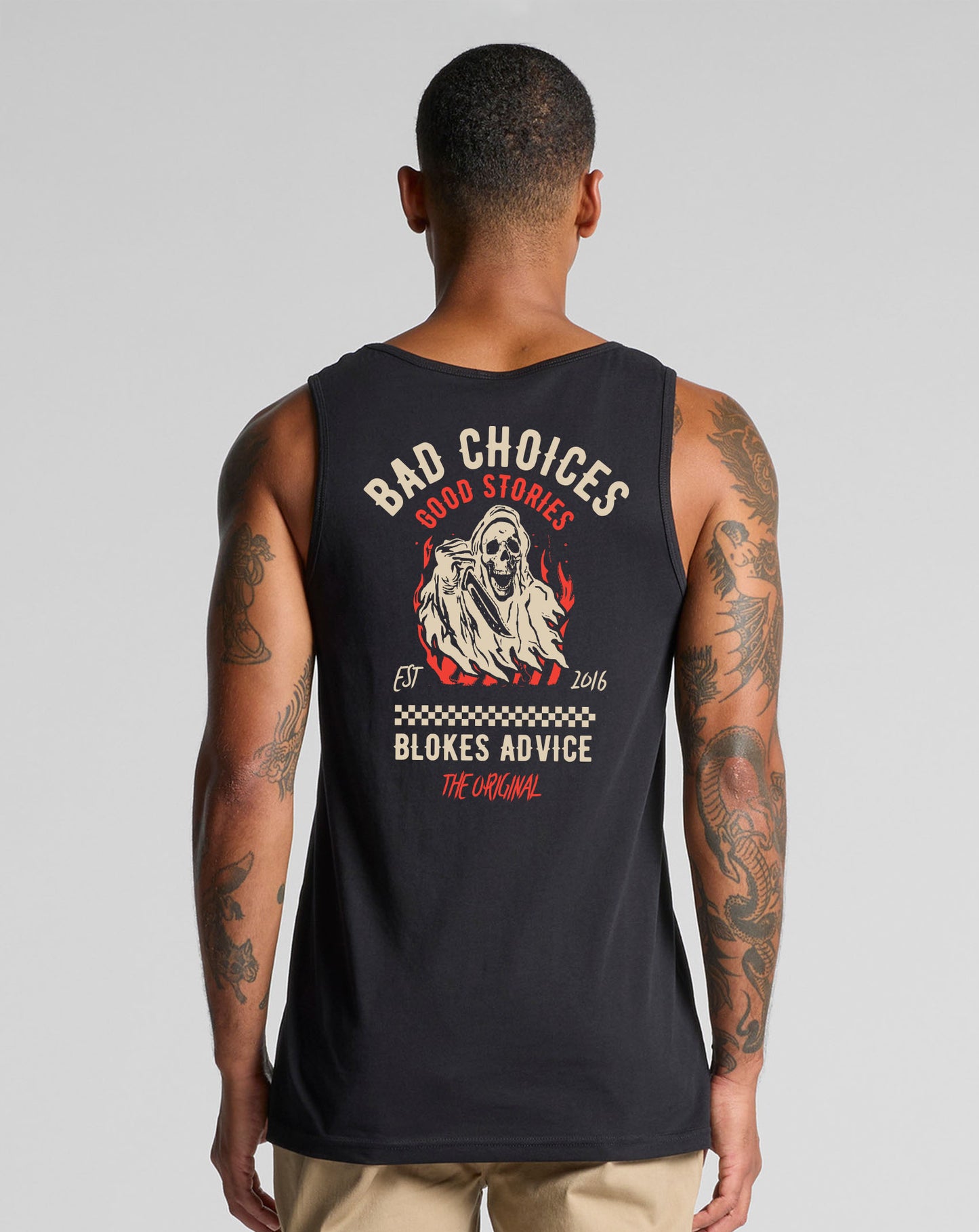 Bad Choices Singlet - Black