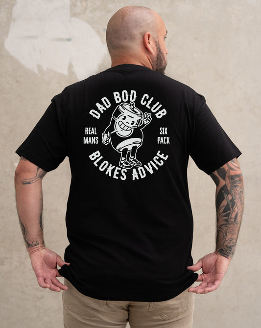 Dad Bod Club Tee - Black