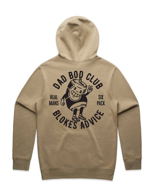 Dad Bod Club Hoodie - Tan