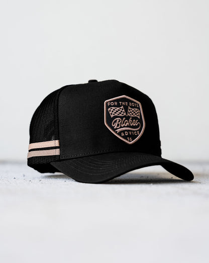 Full Throttle Trucker Cap - Black