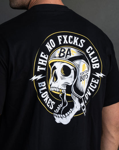 No FKs Club Tee - Black