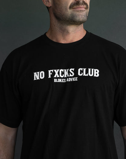 No FKs Club Tee - Black