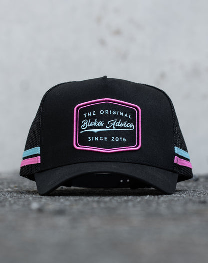 Stay Hard Trucker Cap - Black